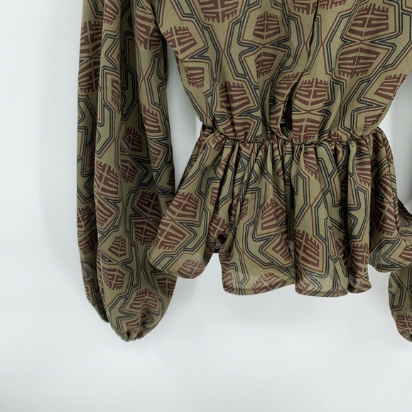 Demestiks by Reuben Reuel Womens Top Peplum Style - Picture 5 of 8